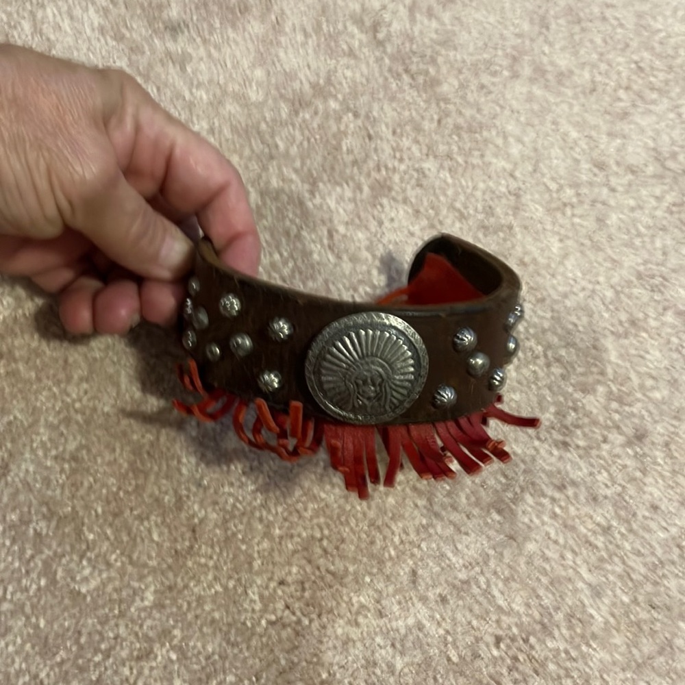 Never worn leather bracelet